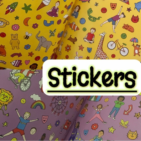 Find Your Happy Place: A Book Of Mindful Activities With 200 Stickers NWT - Picture 3 of 15